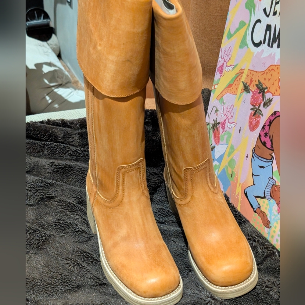 Free People X Jeffery Campbell Knee High Boots - Picture 3 of 10